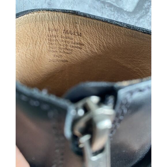 Madewell The Rosie Heeled Side Zipper Ankle Boot in Leather Sz 8.5 - Picture 7 of 10